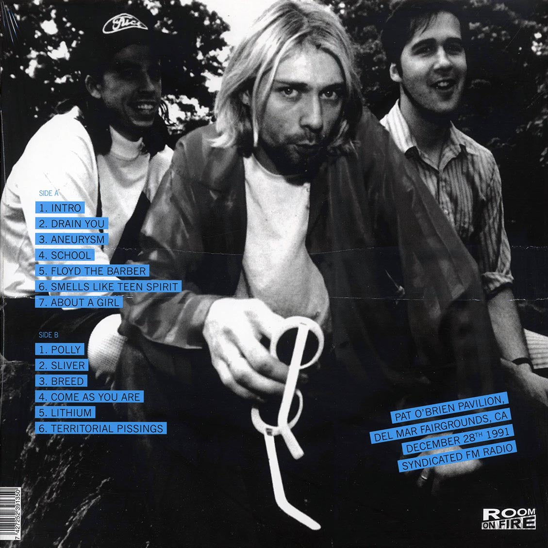 Nirvana - The Broadcast 1991  Color Vinyl LP Record
