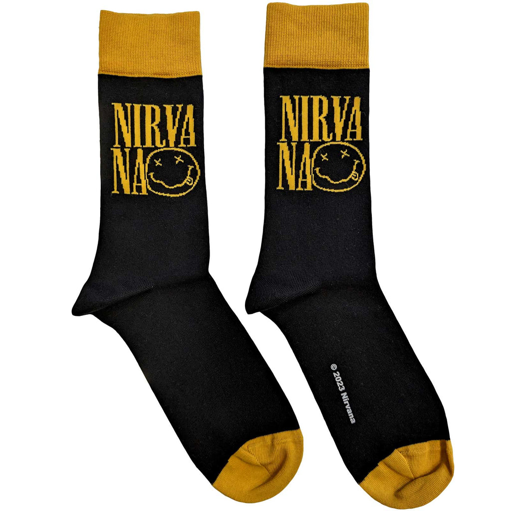 Nirvana - Logo Stacked Unisex Ankle Socks