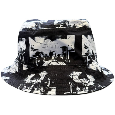 Oasis Decca Logo - Definitely Maybe Reversible Bucket Hat Ex Tour