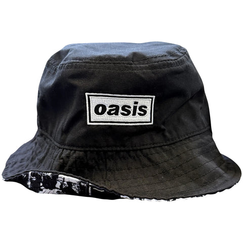 Oasis Decca Logo - Definitely Maybe Reversible Bucket Hat Ex Tour