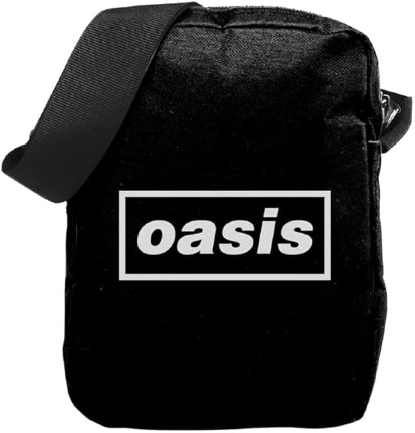 Rocksax Oasis Logo - Black Crossbody Bag