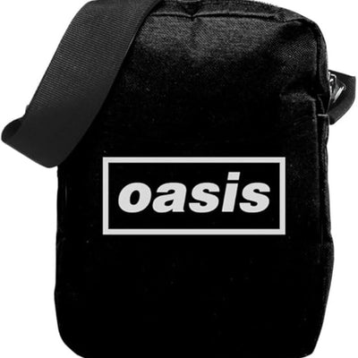 Rocksax Oasis Logo - Black Crossbody Bag
