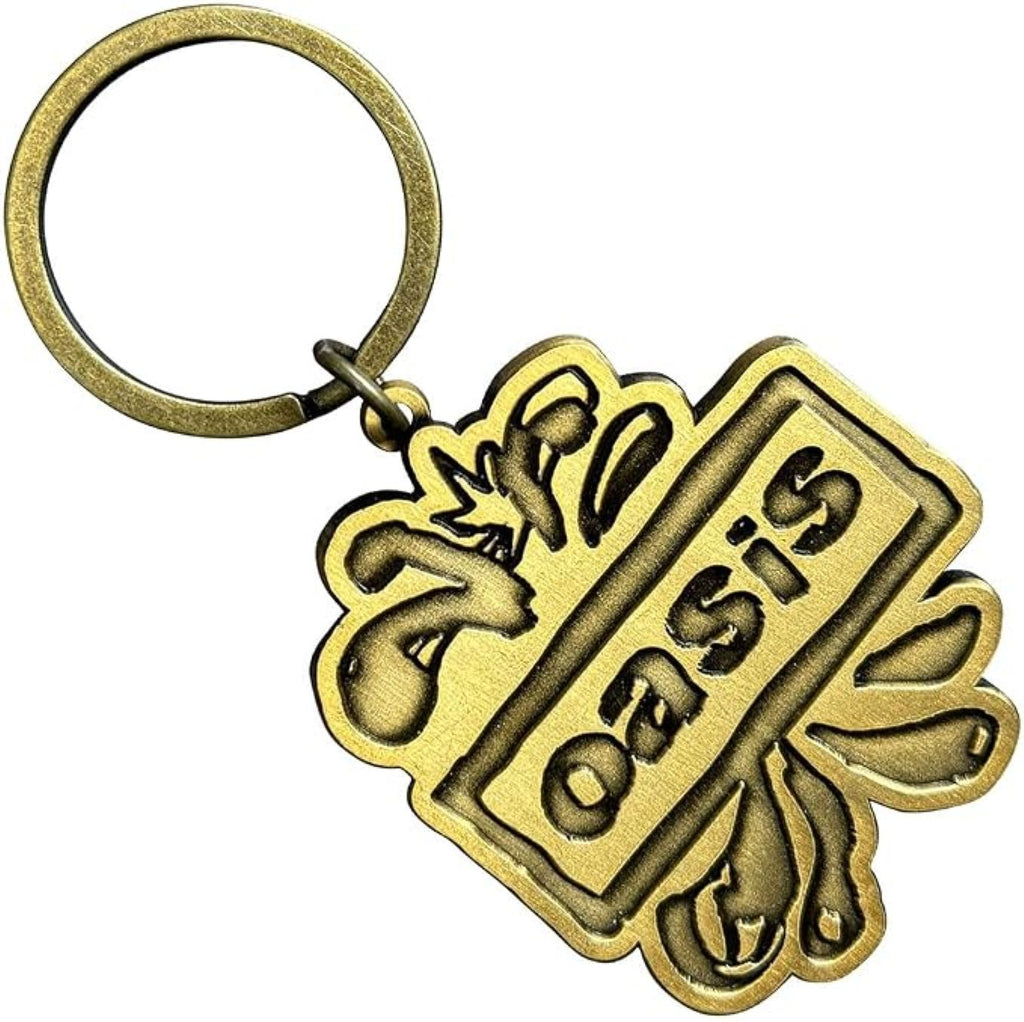 Oasis Gold Band Logo - Splat Keychain