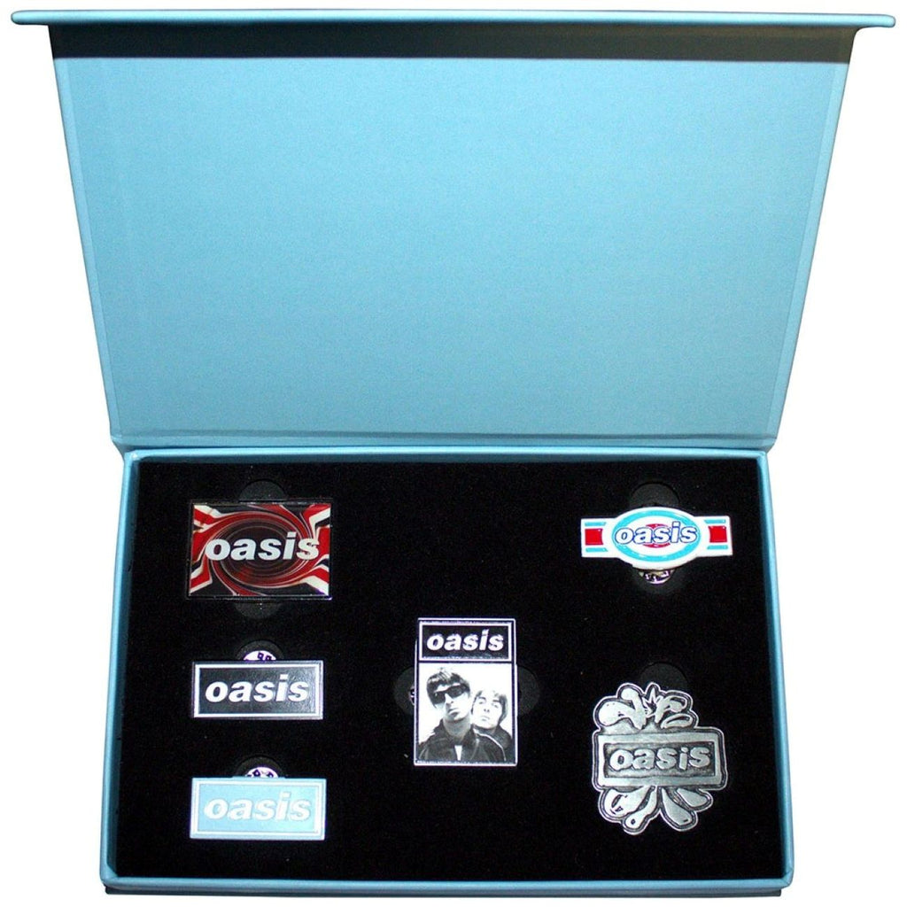 Oasis Band - Logo Lapel Pin Badge Set Gift Box
