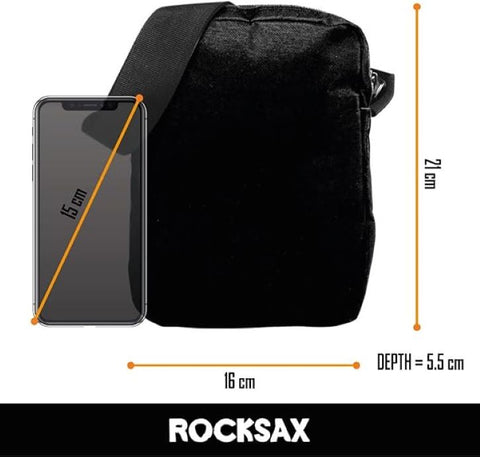 Rocksax Slipknot Shatter Crossbody Satchel Bag