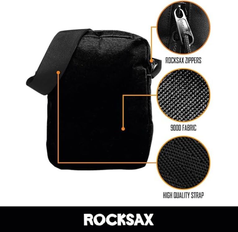 Rocksax Slipknot Shatter Crossbody Satchel Bag
