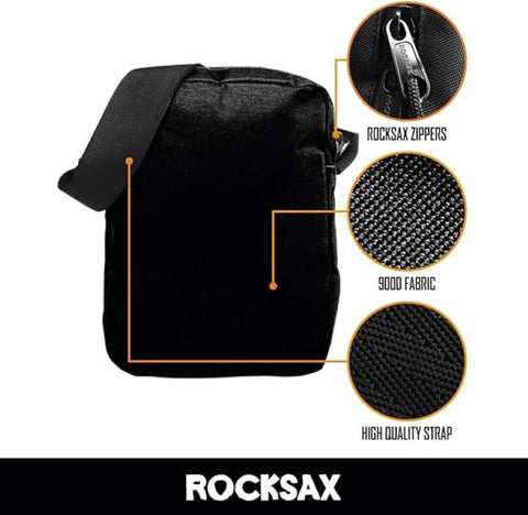 Rocksax Slipknot Shatter Crossbody Satchel Bag
