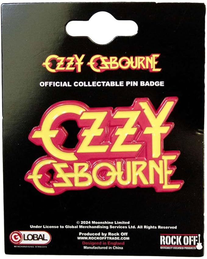 Ozzy Osbourne - Logo Metal Pin Badge
