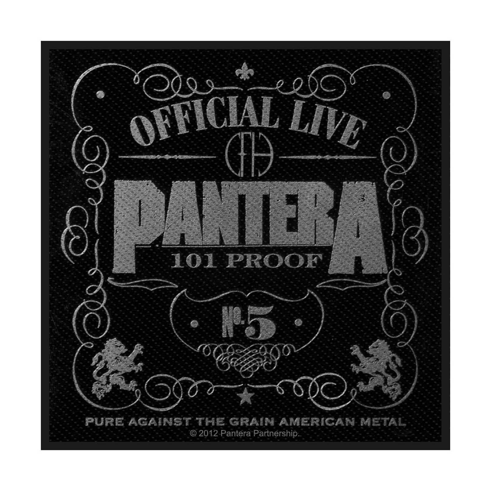 Pantera 101 Proof New Woven Sew On Patch Applique