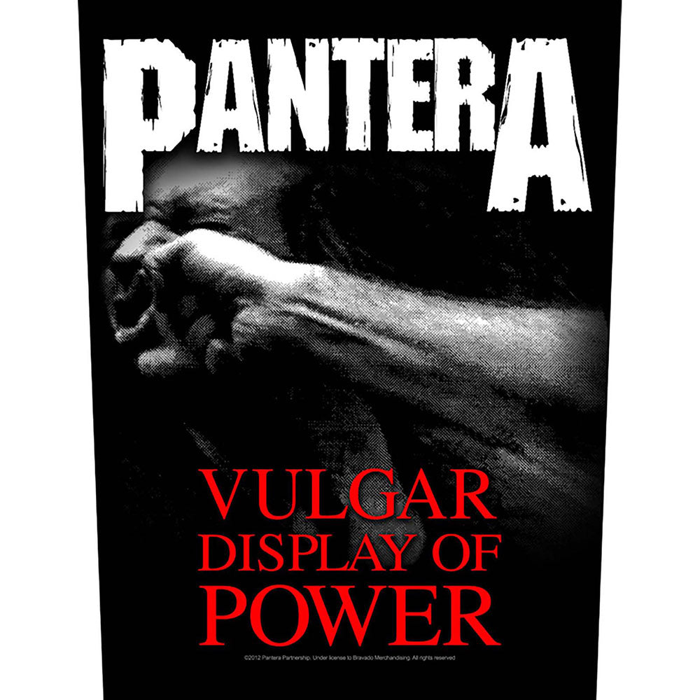 Pantera Vulgar Display of Power - Back Patch
