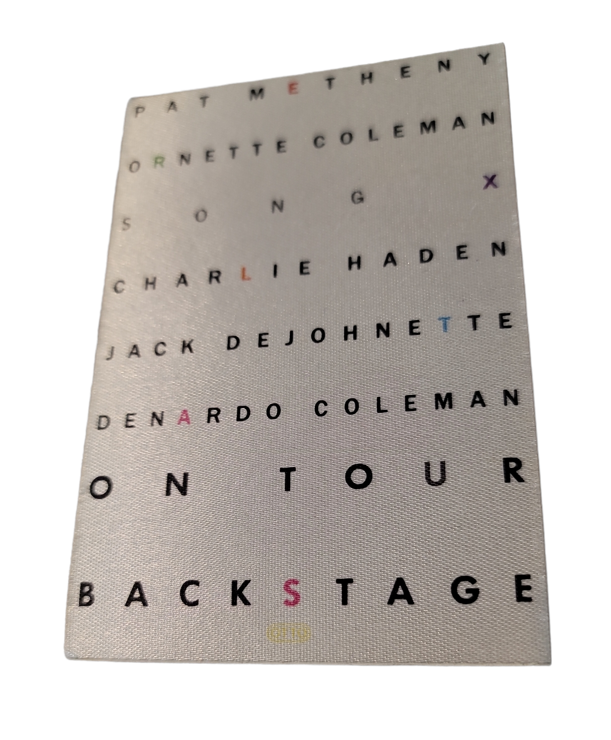 Pat Metheny Ornette Coleman Song X -  On Tour 80s Backstage Pass