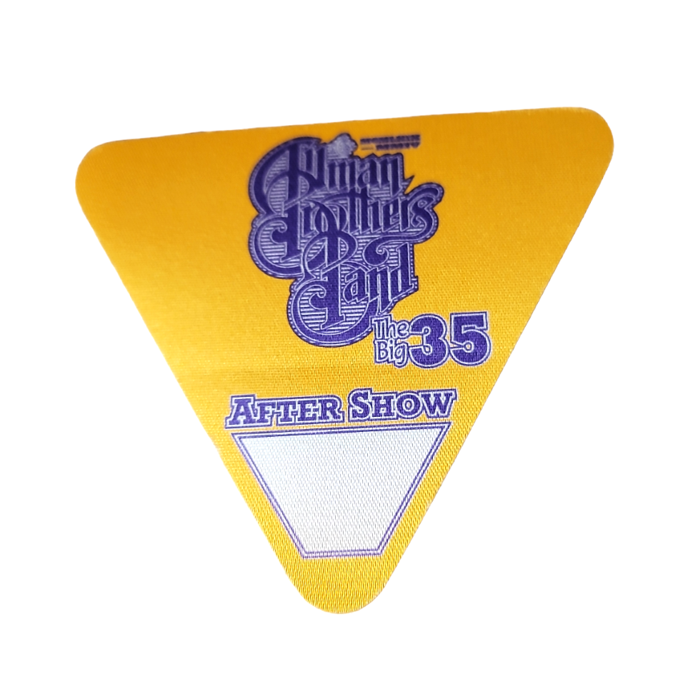 The Allman Brothers Band The Big 35 Tour 2003 Backstage Pass OTTO
