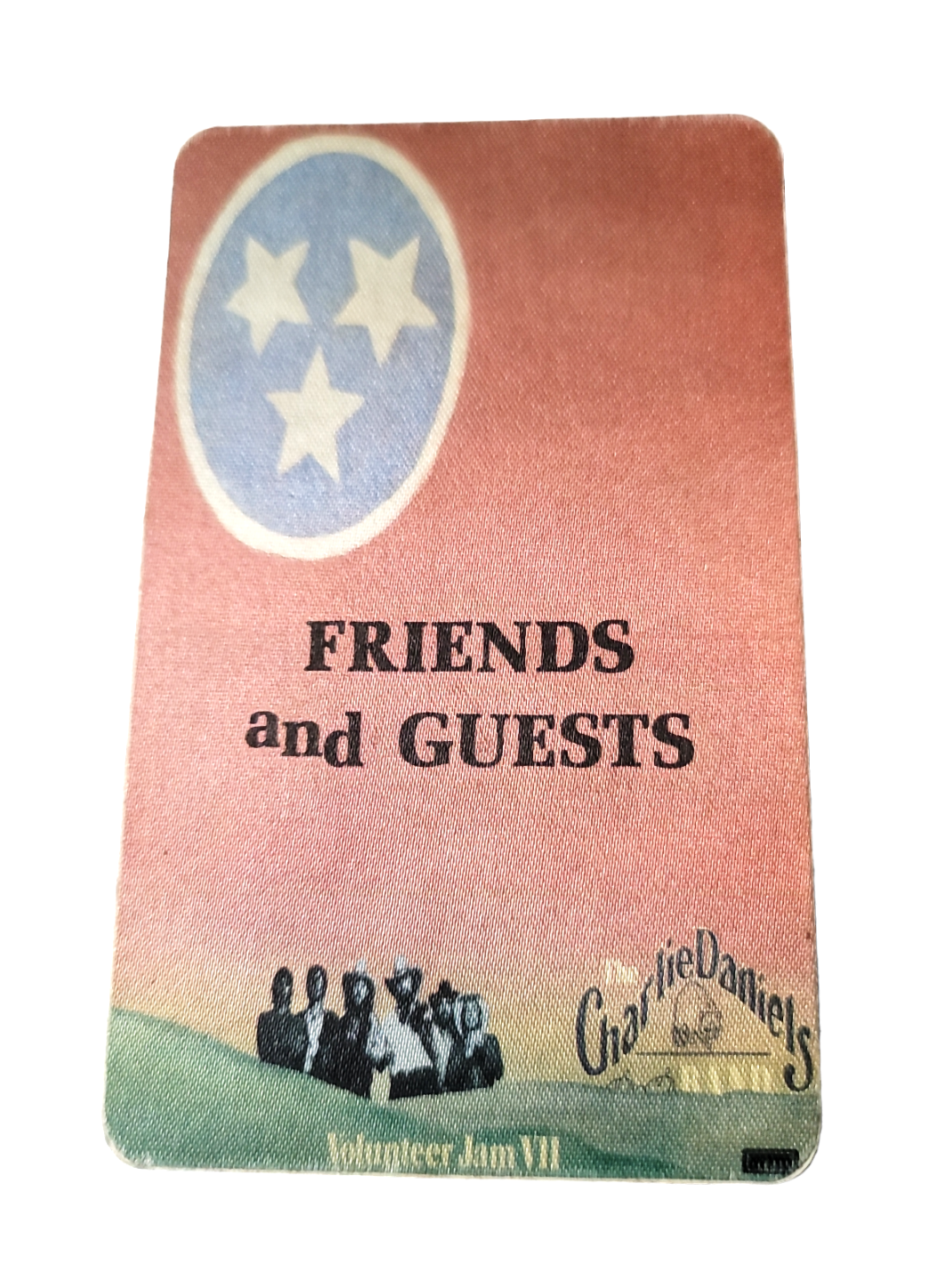 The Charlie Daniels Band Volunteer Jam VII Tour 1981 Backstage Pass OTTO