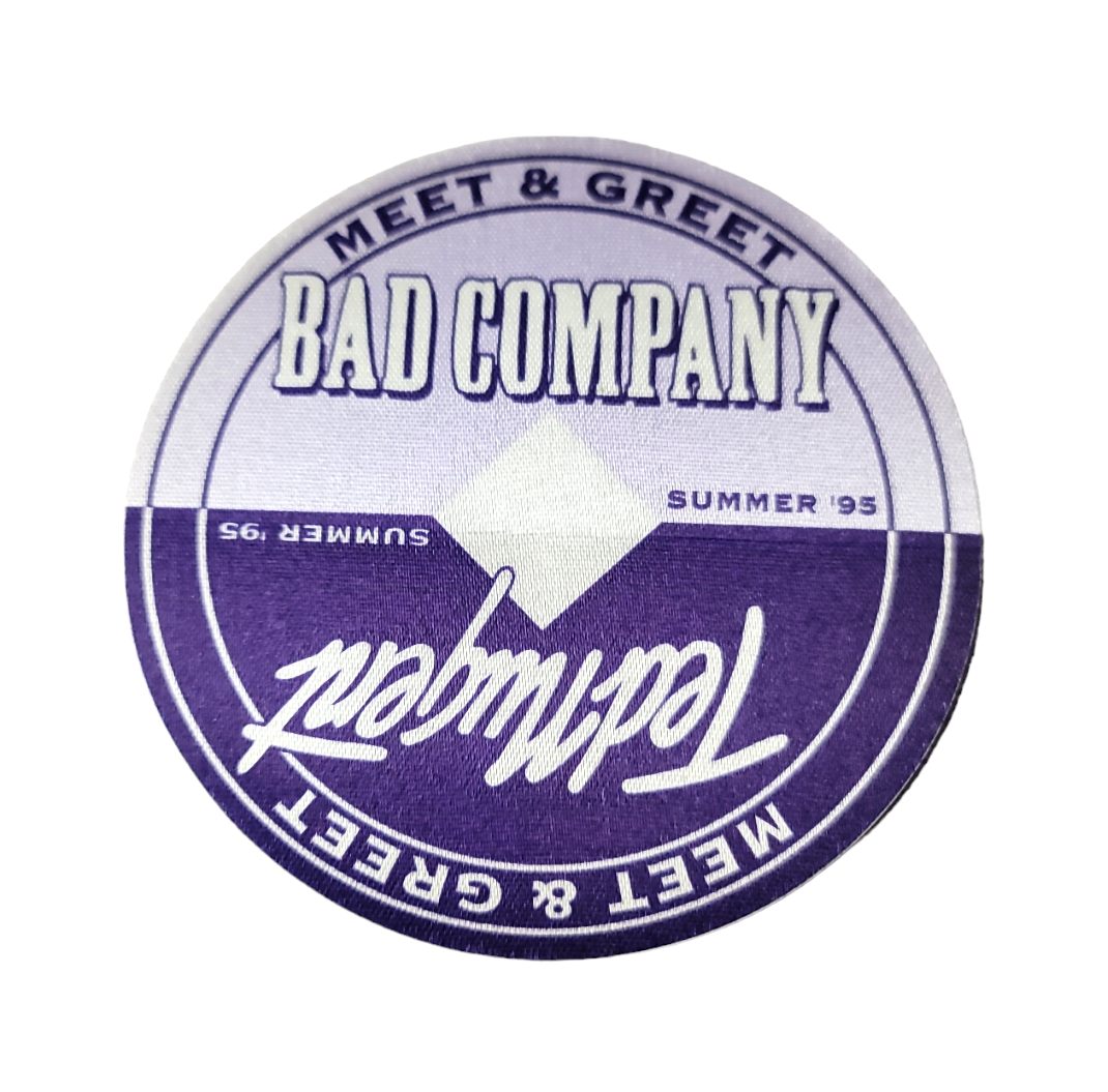 Bad Company & Ted Nugent Summer Tour 1995 Backstage Pass OTTO