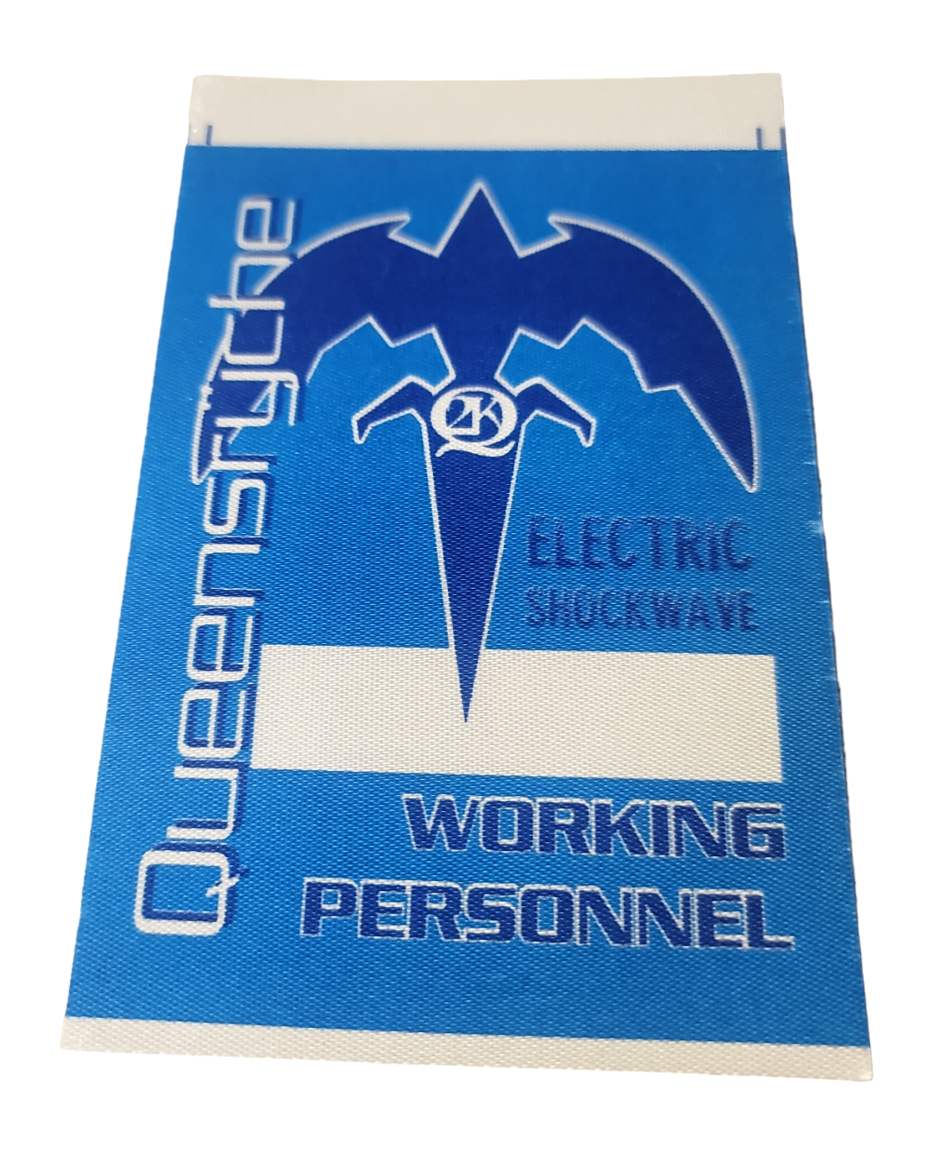 Queensryche Electric Shockwave 1999 Tour Backstage Pass OTTO Blue