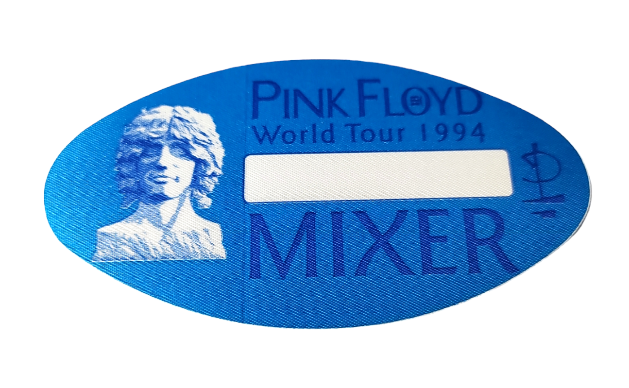 Pink Floyd Division Bell World Tour 1994 Backstage Pass OTTO Blue