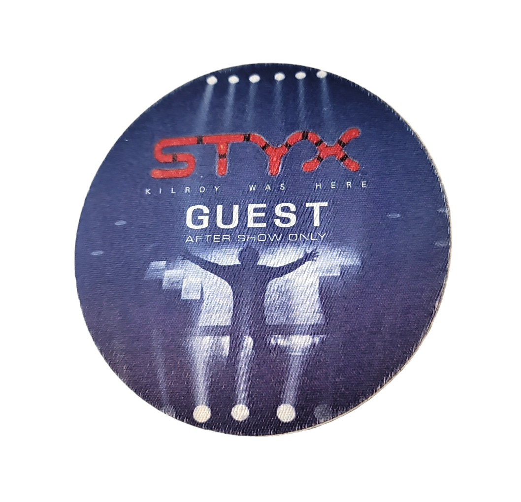 Styx Kilroy Was Here Tour 1983 Guest Backstage Pass OTTO