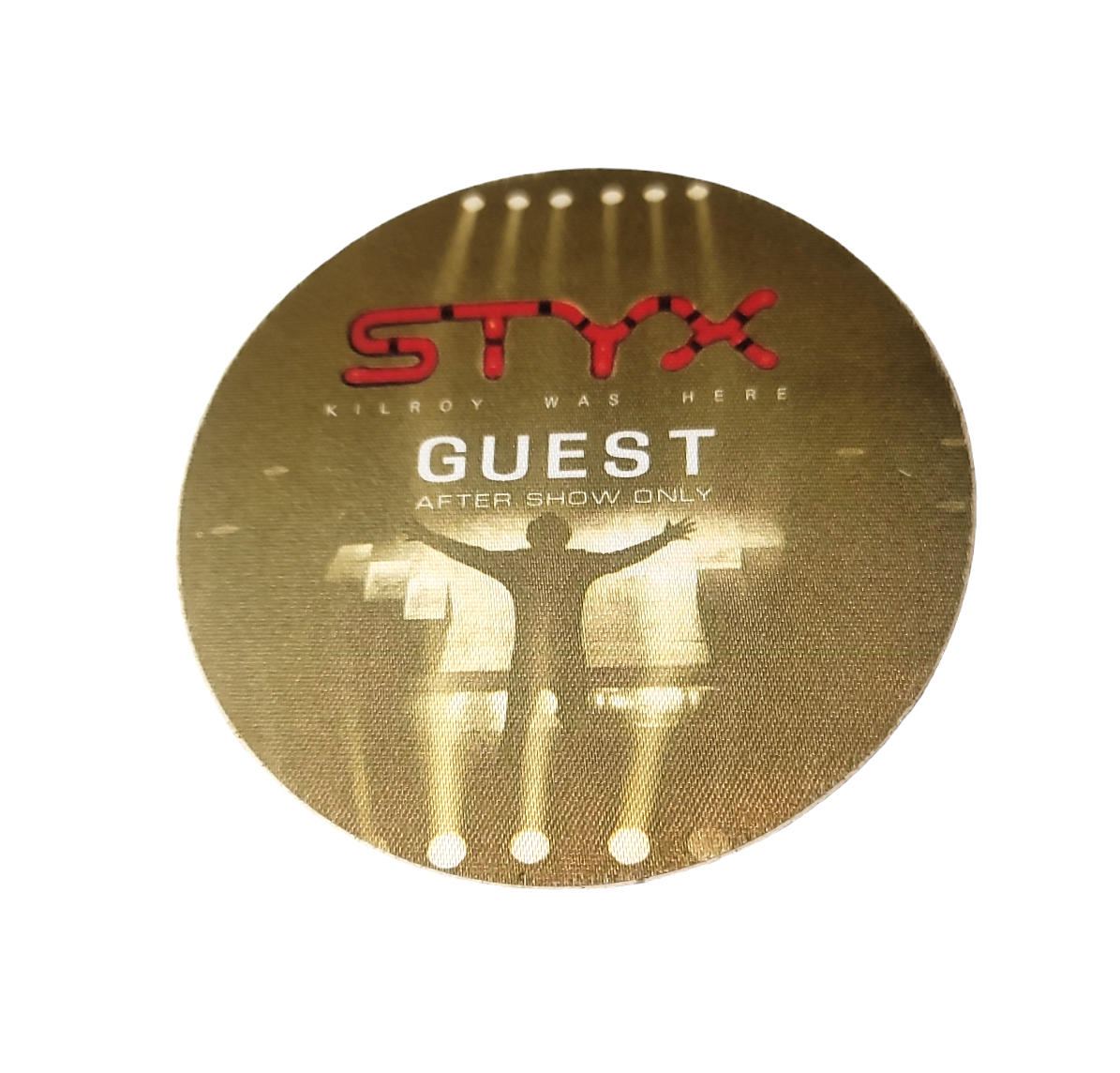 Styx Kilroy Was Here Tour 1983 Backstage Pass OTTO Brown