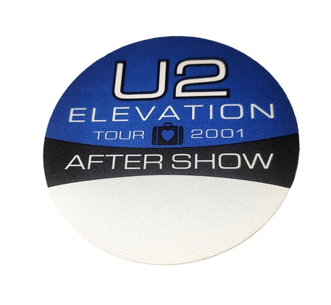 U2 Elevation Tour 2001 Backstage Pass OTTO blue