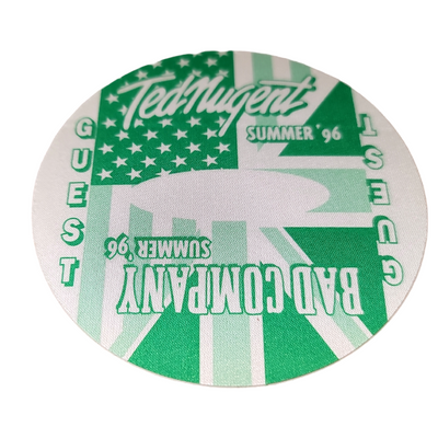Bad Company & Ted Nugent Summer Tour 1995 Backstage Pass OTTO Guest
