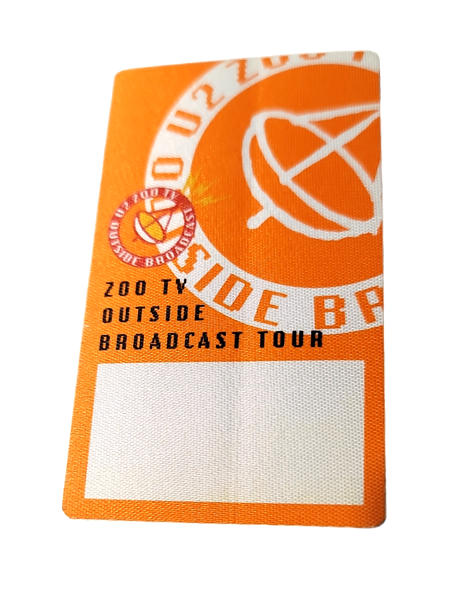 U2 Zoo TV Tour 1992 Backstage Pass OTTO