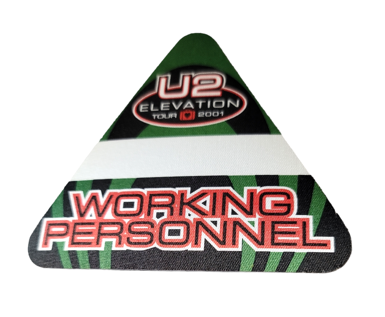 U2 Elevation Mix Tour 2001 Triangle Backstage Pass OTTO
