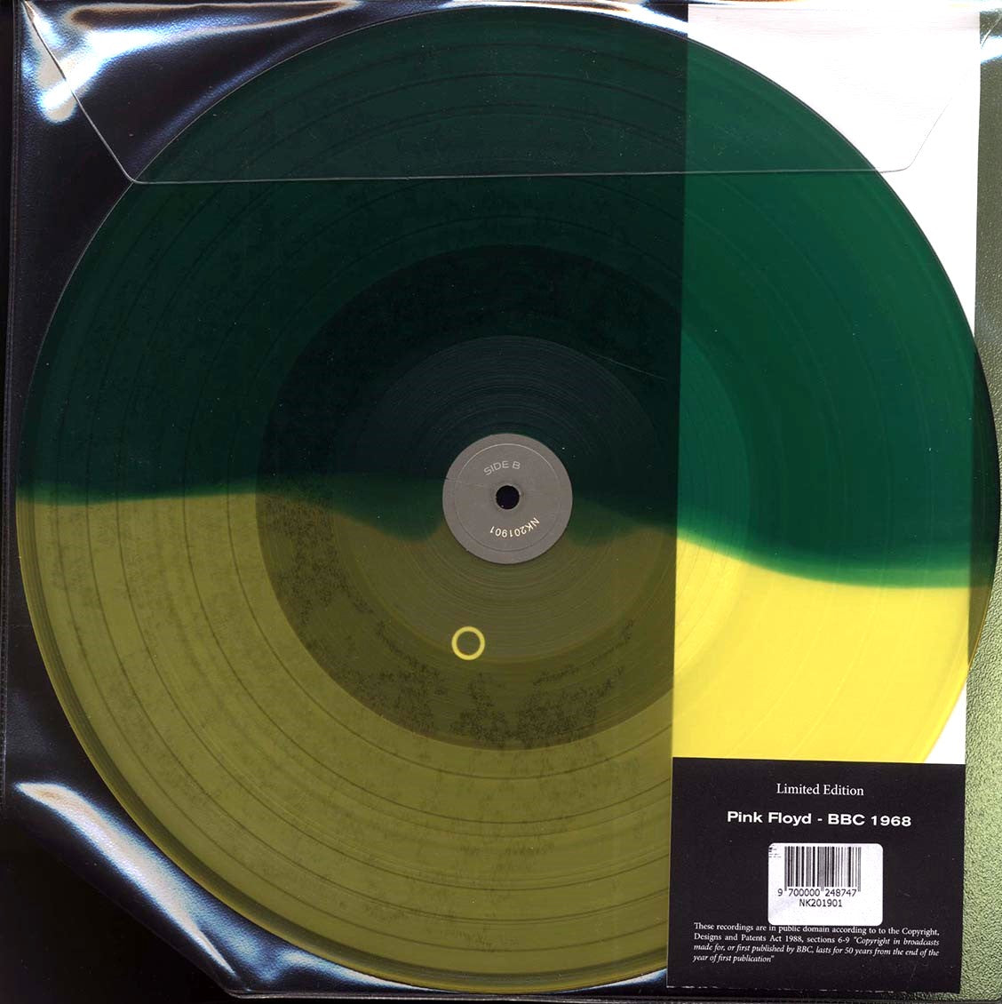 Pink Floyd - BBC 1968 Color Vinyl LP Record