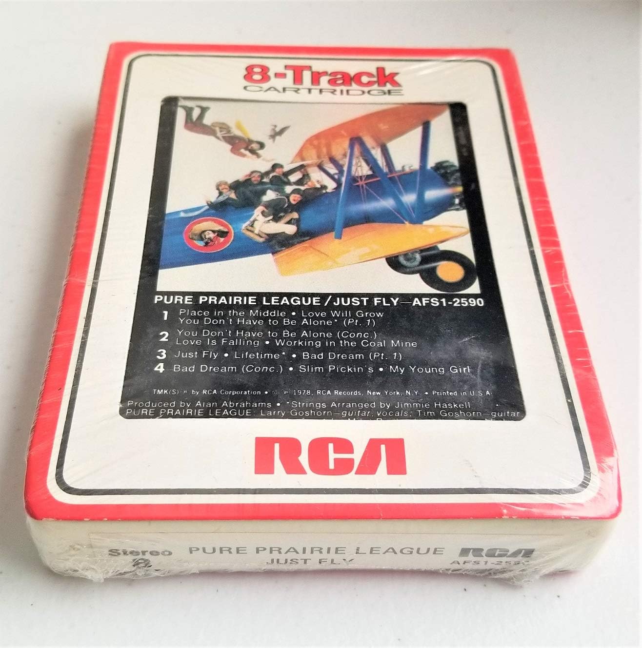 Pure Prairie Just Fly - Vintage 8 Track Tape Still Sealed
