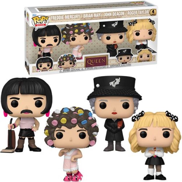 Funko Pop Rocks - Queen I Want to Break Free 4 Pack