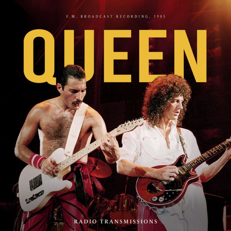 Queen - FM Radio Transmissions 1985 White Vinyl LP Record