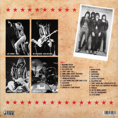 Ramones - Live in Buffalo NY 1979 Color Vinyl LP Record
