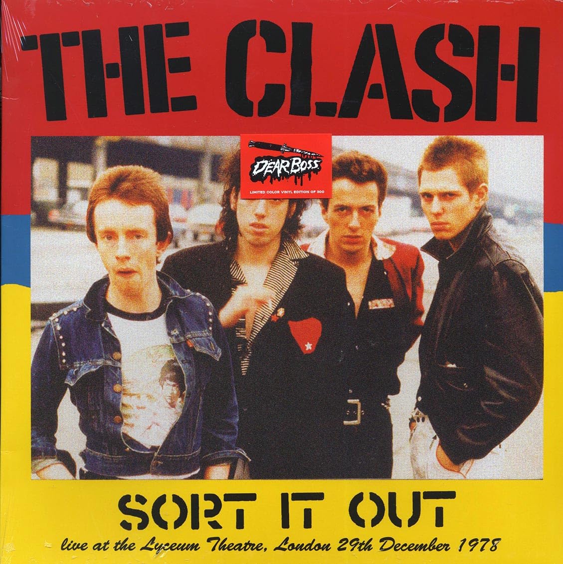 The Clash - Sort It Out -  Live At The Lyceum Theatre, London 1978 Yellow Color Vinyl LP Record