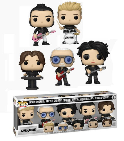 Funko Pop Rocks - The Cure 5 Pack Jason Cooper Reeves Gabrels Rober Smith Simon Gallup Roger O'Donnell