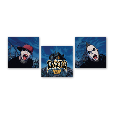 Twiztid: Mayhem Manor - Signed Graphic Novel (Platinum Edition) +Vinyl +Cards Bundle