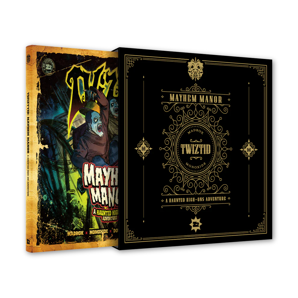 Twiztid: Mayhem Manor - Signed Graphic Novel (Platinum Edition) +Vinyl +Cards Bundle