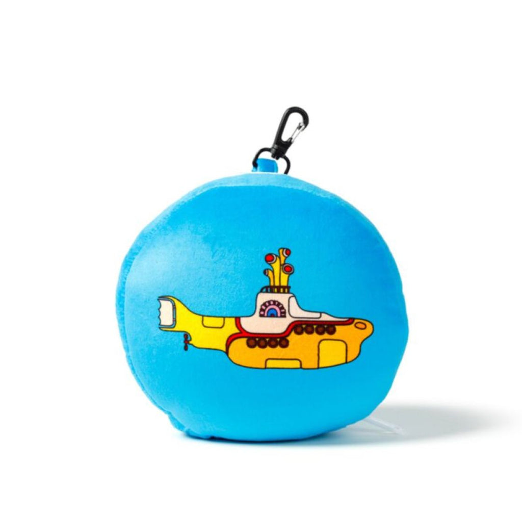 Beatles Yellow Submarine Relaxeazzz Plush Round Travel Pillow & Eye Mask Set