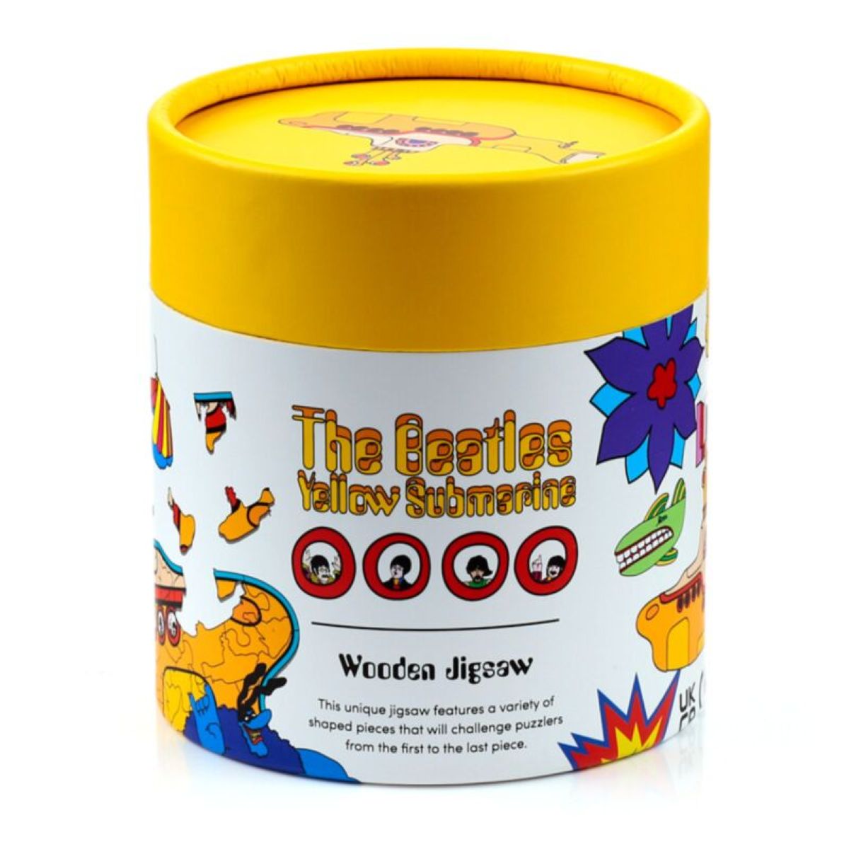 The Beatles Yellow Submarine Wooden Jigsaw Puzzle