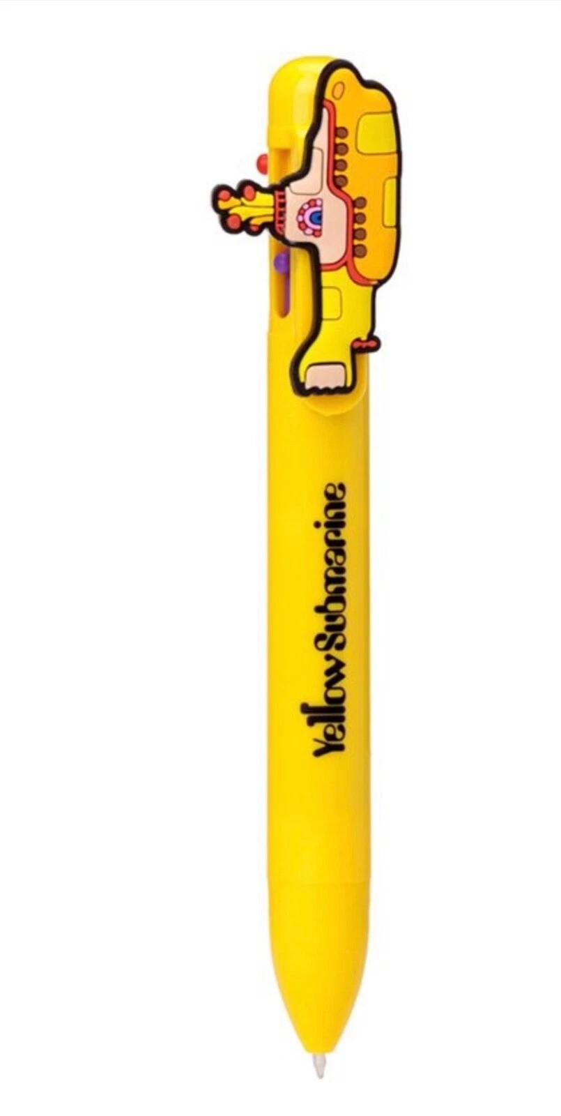 The Beatles Yellow Submarine - Logo Pen Multi Color with Charm