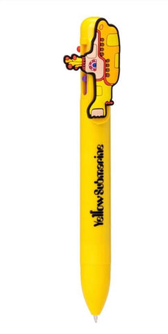 The Beatles Yellow Submarine - Logo Pen Multi Color with Charm