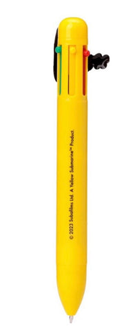 The Beatles Yellow Submarine - Logo Pen Multi Color with Charm