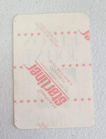 Elton John Breaking Hearts Tour 1984 Backstage Pass