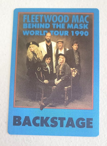 Fleetwood Mac Behind the Mask World Tour 1990 Backstage Pass OTTO
