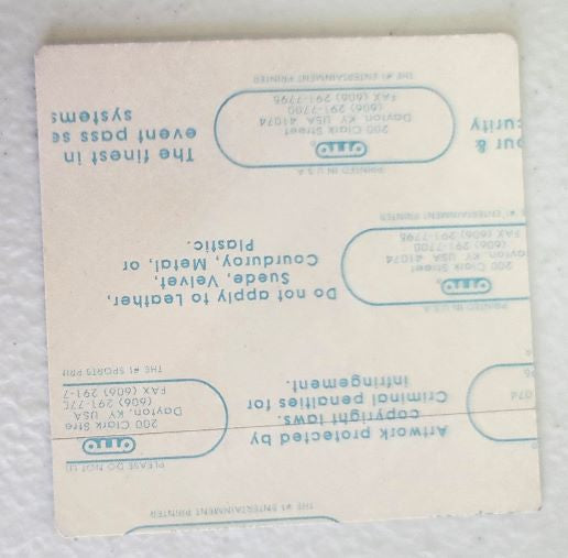 Peter Gabriel Secret World Tour 1994 Backstage Pass OTTO