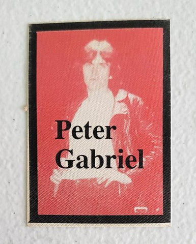 Peter Gabriel 80's in Concert Cloth Small Backstage Pass 2"x3"