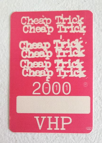Cheap Trick on Tour 2000 VHP Backstage Pass OTTO