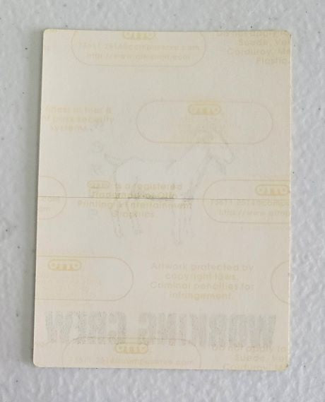 R.E.M. 1999 Tour Working Crew Backstage Pass OTTO