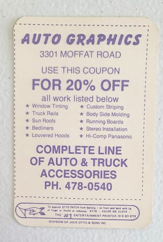 The Monkees 20th Anniversary Radio Promo World Tour 1986 Backstage Pass