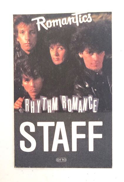 Romantics Rhythm Romance Tour 1985 Backstage Pass OTTO