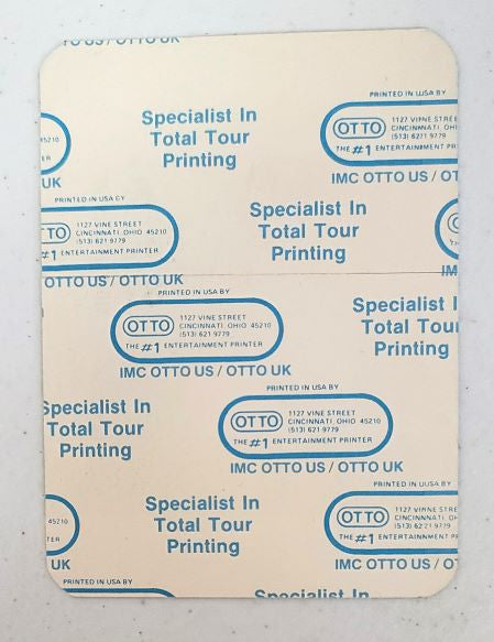Genesis at Giant's Stadium Concert 1987 Backstage Pass OTTO