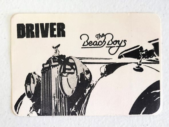 The Beach Boys Driver 80s Tour Backstage Pass